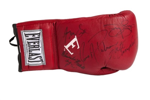 Everlast Boxing Glove Signed By 7 Including Gatti, McCline and Campbell 